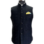 Chikankari Black Jacket