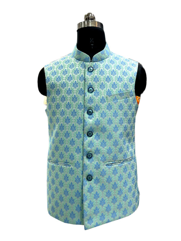 Jacquard Print Waistcoat