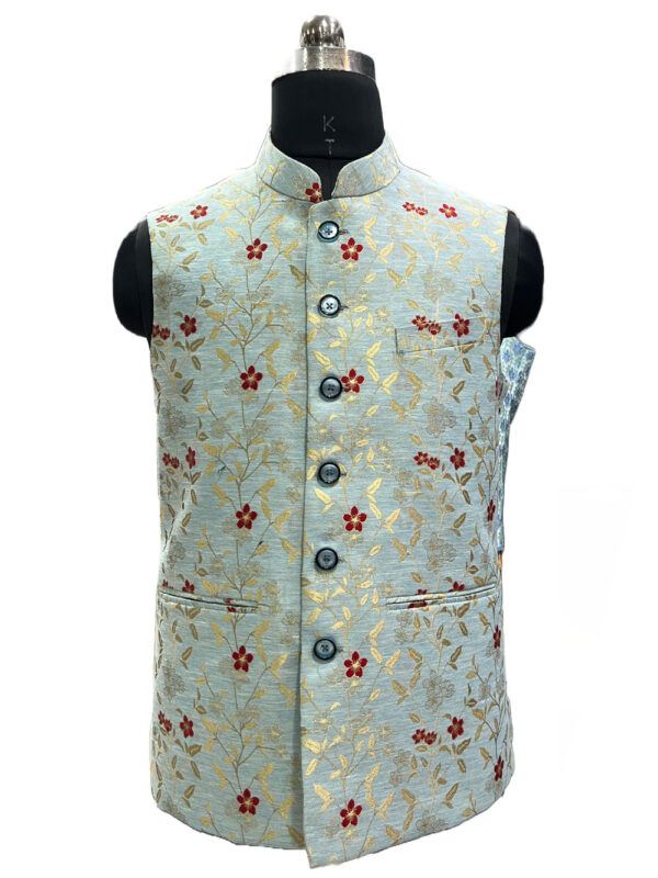 Flower Print Waistcoat