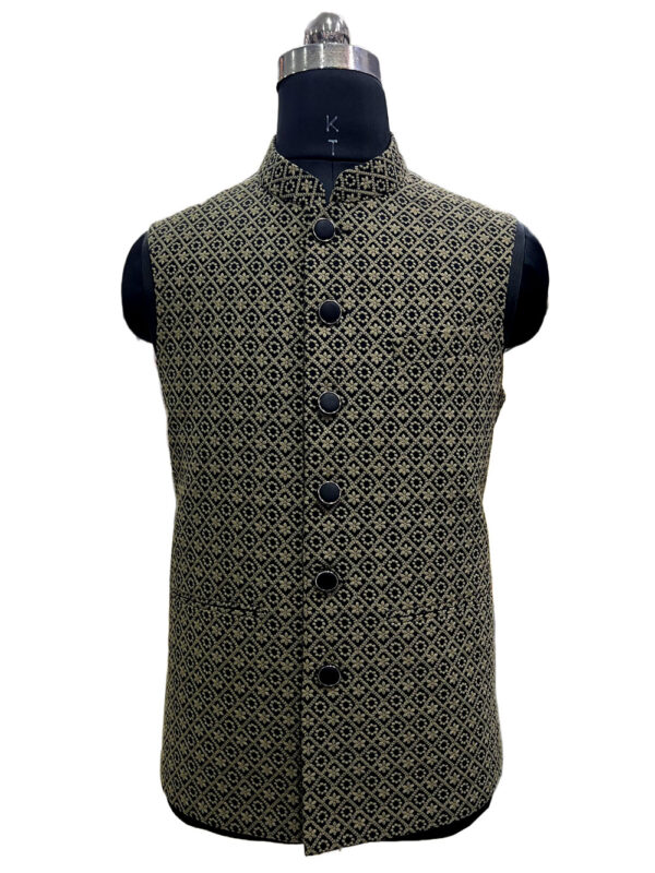 Flower Chikankari Jacket - Image 2