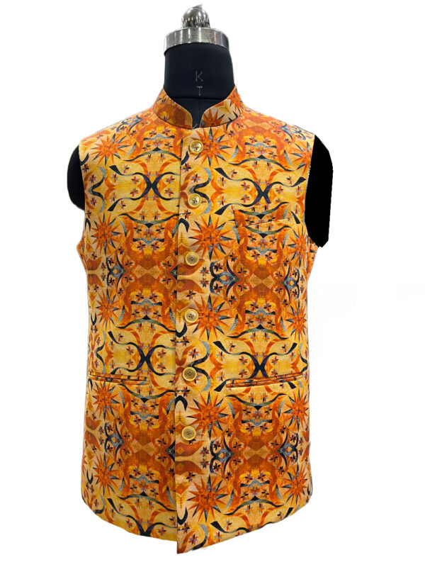 Summer Print Waistcoat